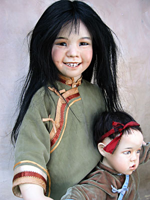 Chinese Sisters doll